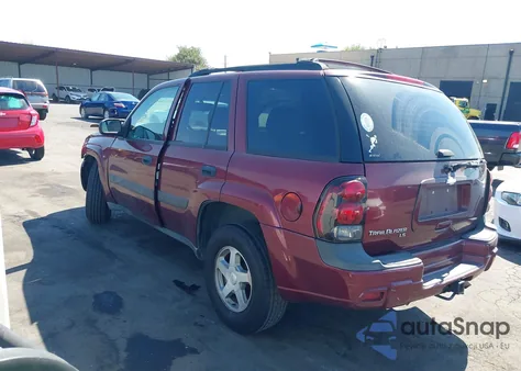 2005 Chevrolet Trailblazer Ls из США, поврежденный, VIN 1GNDT13S252351135